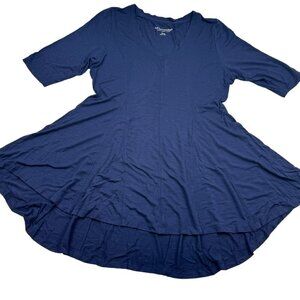 Soft Surroundings Short Sleeve Super Soft Viscose A-Line Tunic Women's Size XS